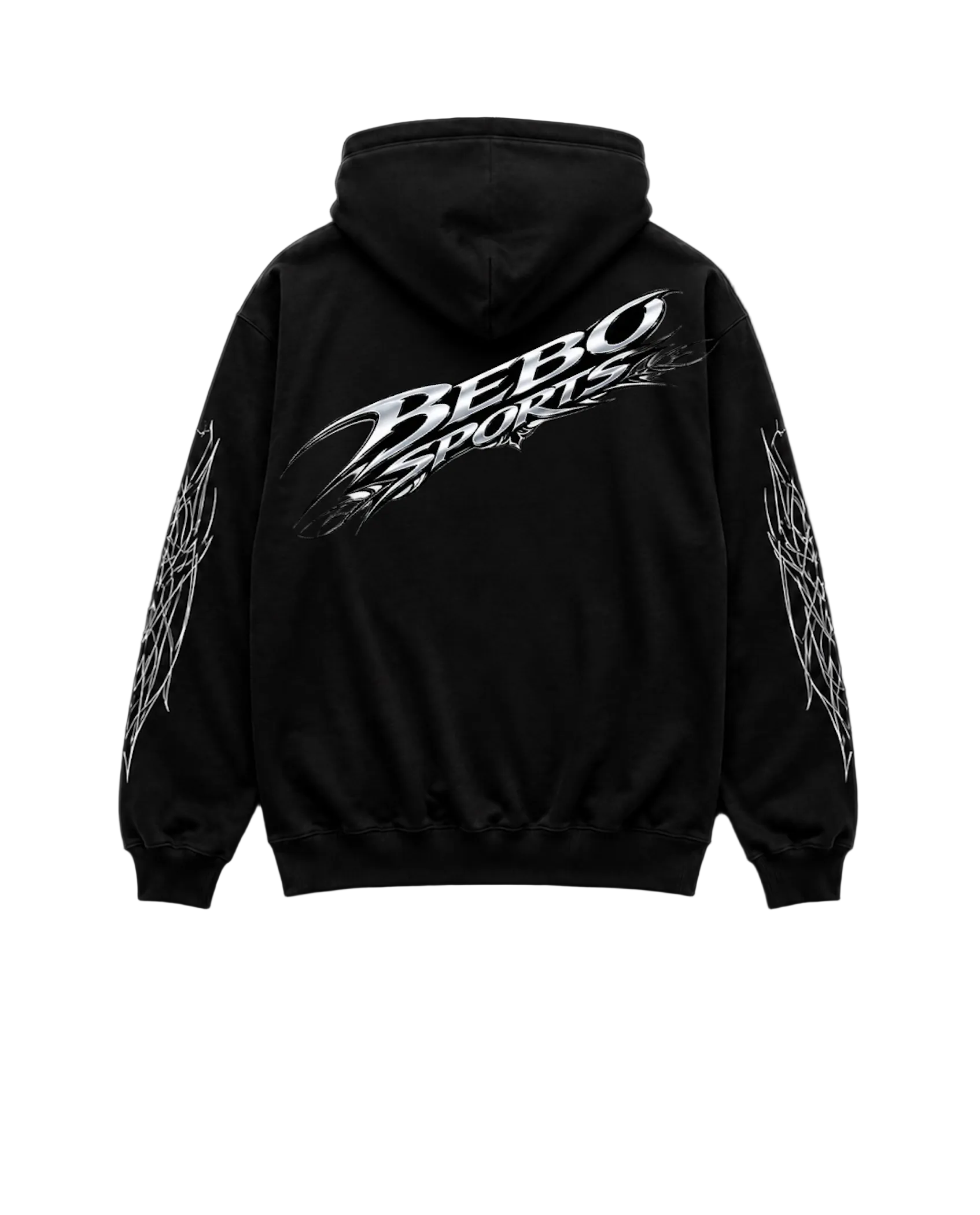 Pinstriper Hoodie -- Black