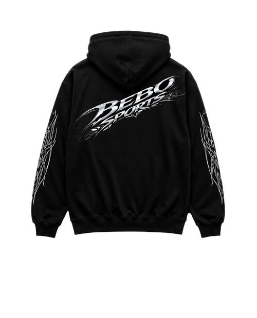 Pinstriper Hoodie -- Black